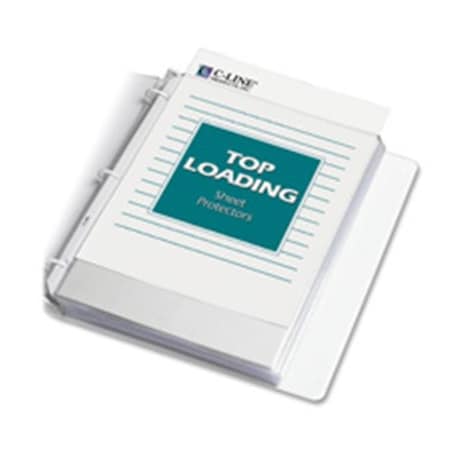 C-Line Products C-Line Products- Inc. CLI62037 Top-Load Sheet Protct- Standard-Wt- Ltr- CL CLI62037
